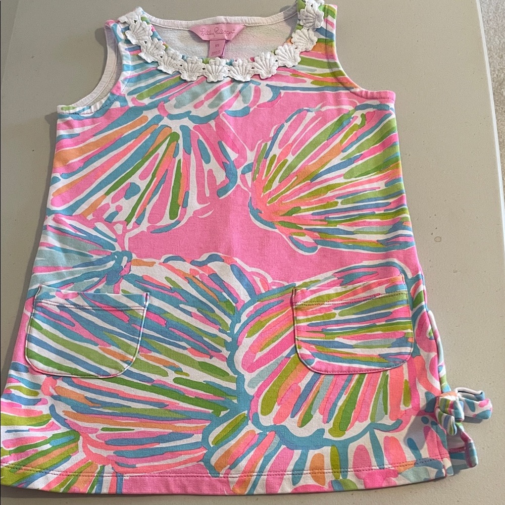 Lilly Pulitzer Pink and Multicolor Designer Kids Dress